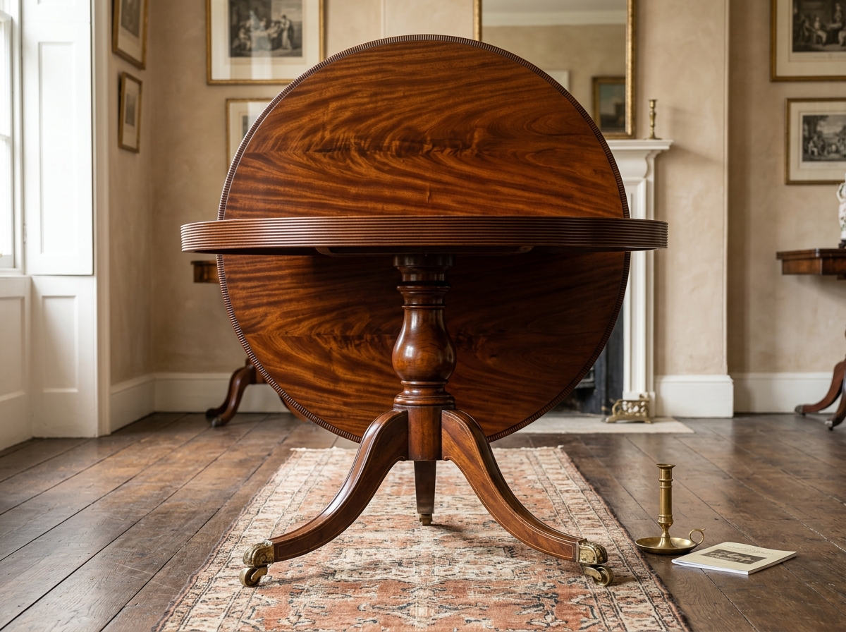 George III Mahogany Tilt-Top Dining Table
