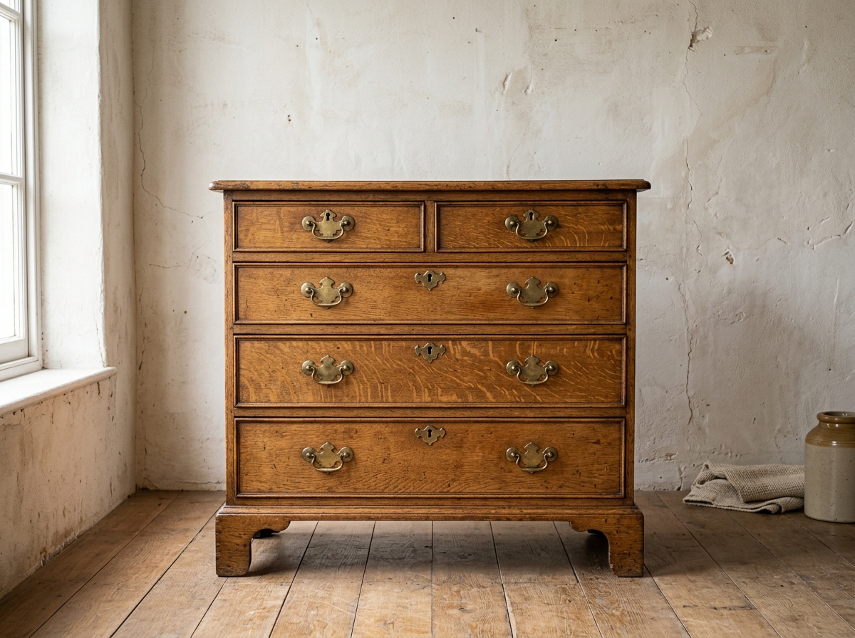 Georgian Oak Chest of Drawers